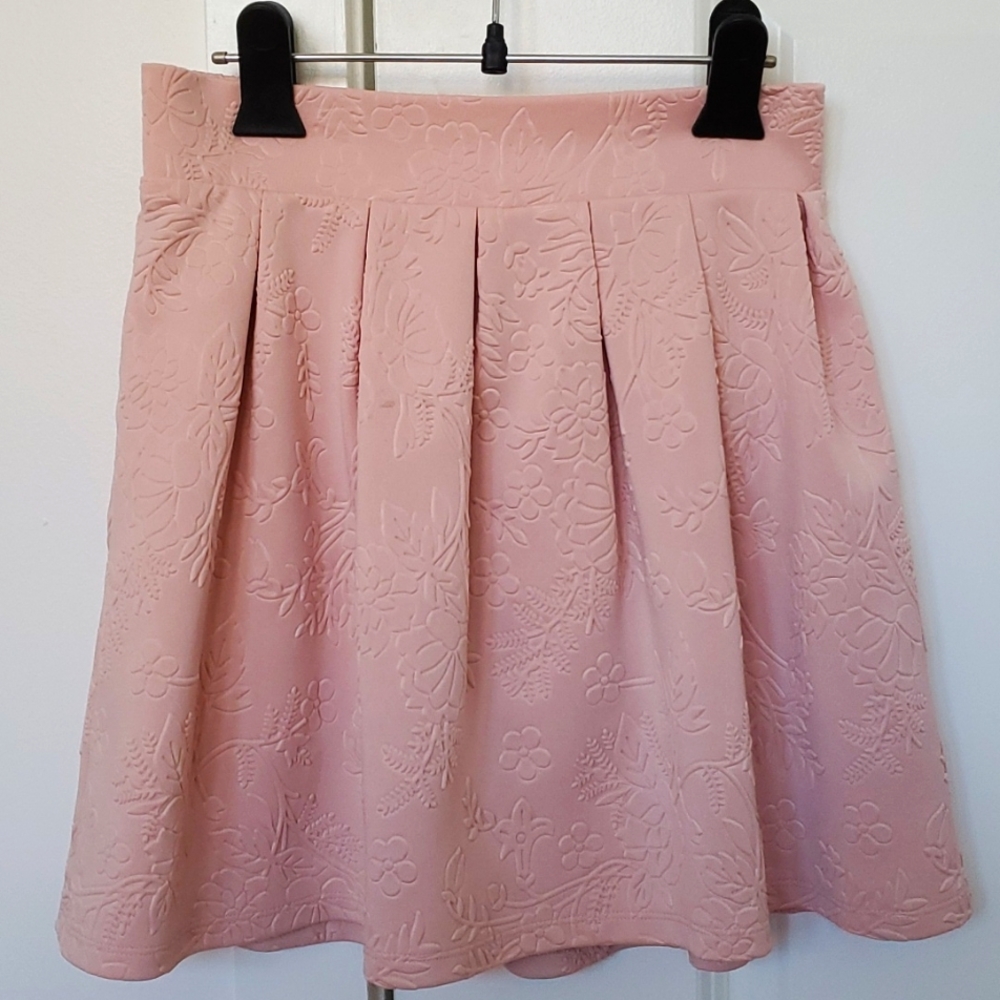 Pink mini skirt size 0 xs